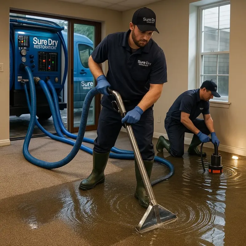 Water Extraction and Removal process in Whitefish, MT